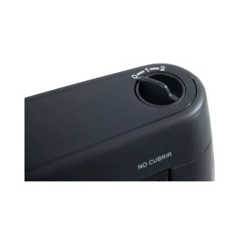 Calefactor eléctrico de cuarzo Heat Wave HQ850 negro 127V