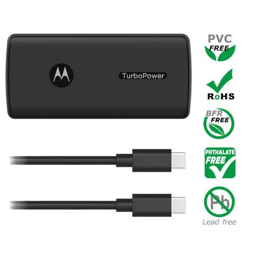 Powerbank MOTOROLA 5000mAh tipo C Carga Rápida con Cable C-C