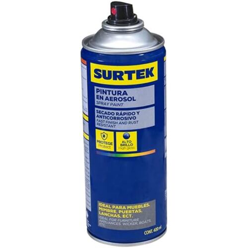 Pintura En Aerosol 400ml Color Rojo AES420 Surtek