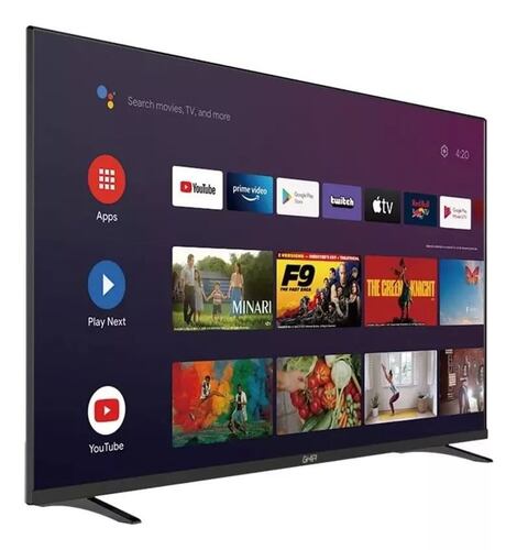 Pantalla Smart Tv Ghia 32 Pulgadas Led Android Tv Certificada Full Hd 2 HDMI Wifi 2 USB 1 Optico Asistente de Google Integrado.
