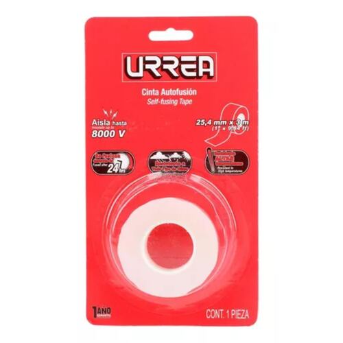 Cinta Silicón De Autofusión Transparente 3m X 2.5cm Urrea