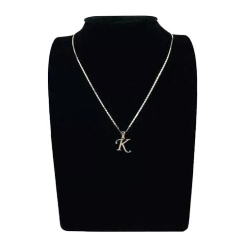 Juego Letra K + Cadena 50 Cm Oro 14K + Obsequio