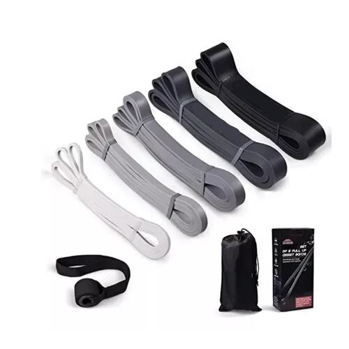 kit Bandas Elasticas Ejercicio Crossfit Liga De Resistenciab 5 Pzas.