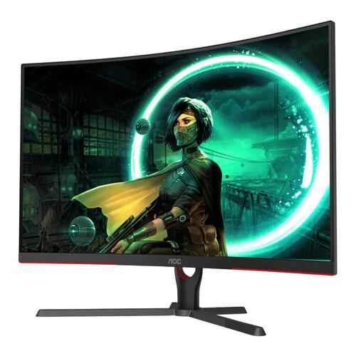 Monitor LED Curvo de 27'' AOC Gaming C27G2, Full HD 1920X1080, VGA/HDMI/DisplayPort, 165 Hz, 1 ms, Negro