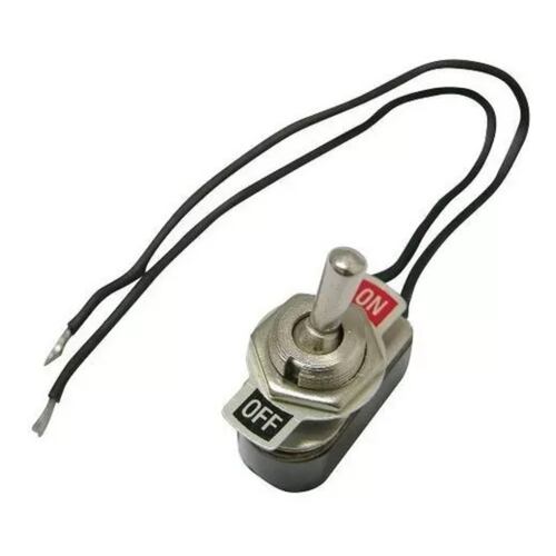 Apagador De Palanca Metal Cable 15cm 6a 127v 136555 Surtek