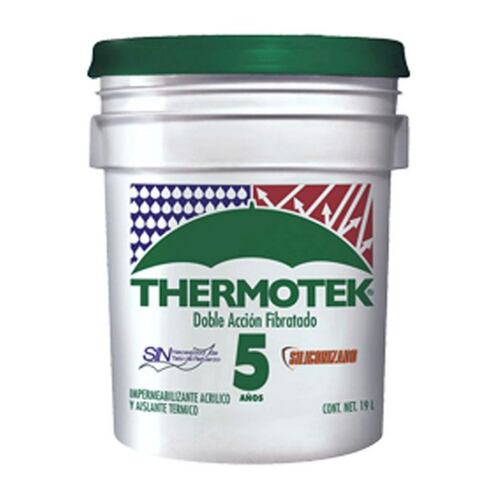 Impermeabilizante 5 Años Rojo Fiber Max 5 1 Thermotek 101237