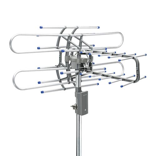ANTENA AÉREA PARA TV HD GIRATORIA 360 A CONTROL REMOTO VOLTECK