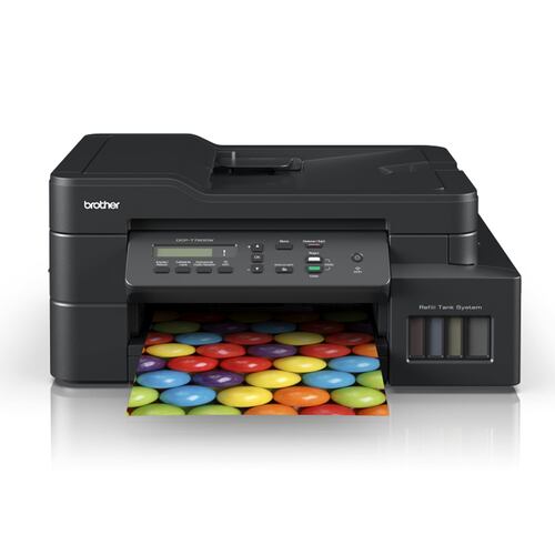 Impresora Multifuncional Brother InkBenefit Tank DCP-720DW, Sistema de Tinta Continua, USB, Wi-Fi, Dúplex, 30 ppm Negro, 26 ppm Color.