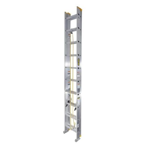 Escalera Extensión 20 Escalones Aluminio Gris Surtek
