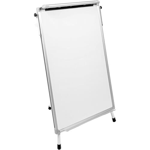 Pizarron Blanco 90x60cm Caballete Tripie Altura Ajustable
