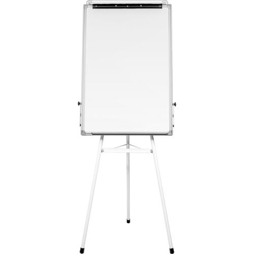 Pizarron Blanco 90x60cm Caballete Tripie Altura Ajustable