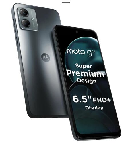 Celular Motorola Moto G14 128GB 4GB Ram   Gris.