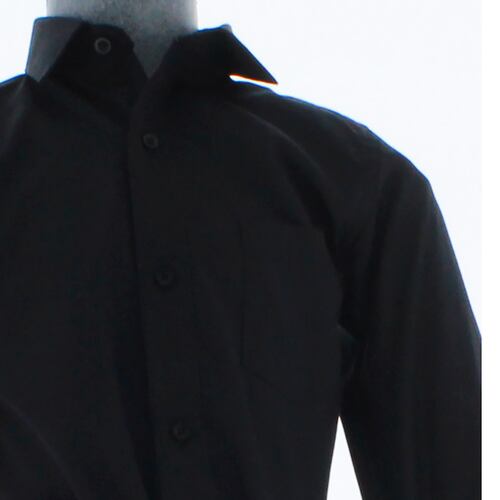 Camisa Negra De Vestir para Niño Manga Larga 3607 2-18 Años.