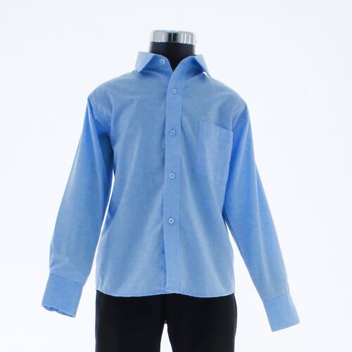 Camisa Azul Cielo De Vestir para Niño Manga Larga 3609 2-18 Años...