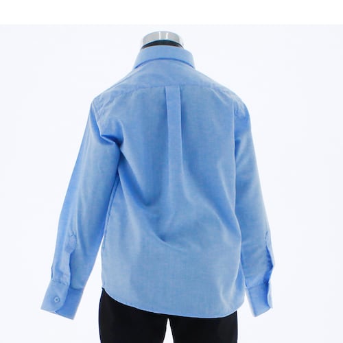 Camisa Azul Cielo De Vestir para Niño Manga Larga 3609 2-18 Años...