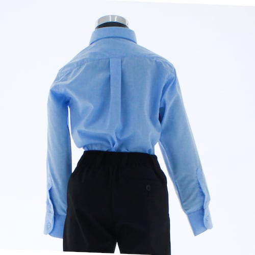 Camisa Azul Cielo De Vestir para Niño Manga Larga 3609 2-18 Años...