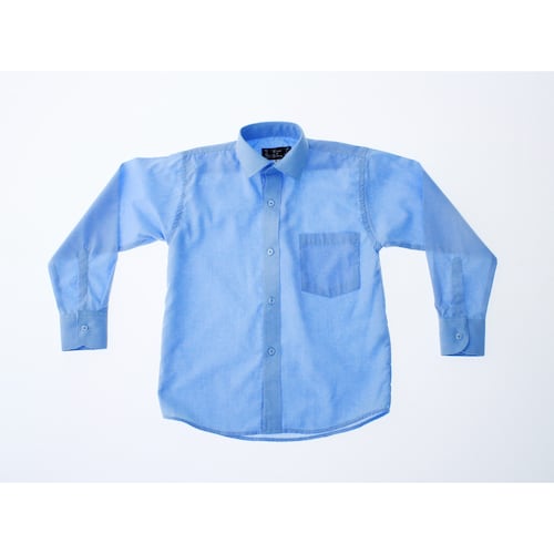 Camisa Azul Cielo De Vestir para Niño Manga Larga 3609 2-18 Años...