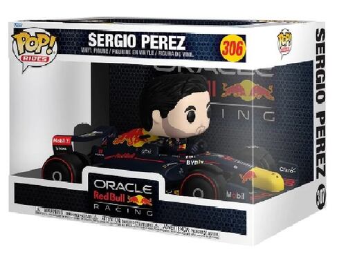 Exclusivo! Funko Pop Sergio Checo Perez 306 Ride Formula 1 Oracle Red Bull 