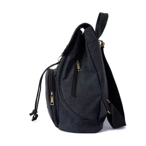 Mochila Escolar Antirrobo Para Mujer Negro