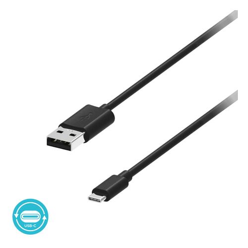 Cable tipo C a USB-A MOTOROLA 2 metros carga rápida y datos