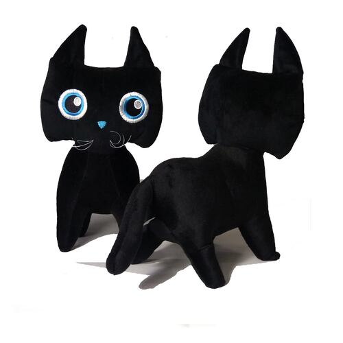  Peluche de gato negro, Nyxmart®