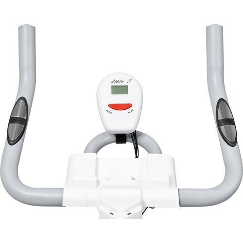 Bicicleta Fija Spinning Estatica 8kg Ejercicio Cardio Blanco