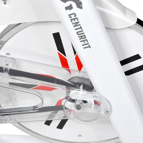 Bicicleta Fija Spinning Estatica 8kg Ejercicio Cardio Blanco