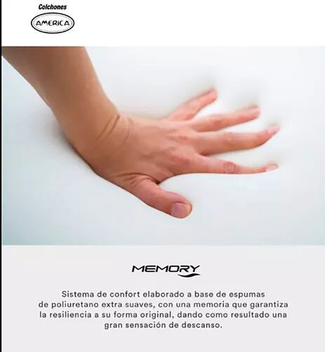 Colchon King Size America Delta Confort Con Memory Comodo