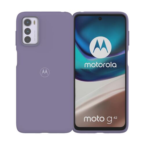 Funda protectora Motorola G42 (2022) suave delgada Morada