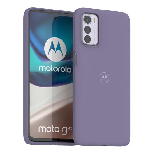 Funda protectora Motorola G42 (2022) suave delgada Morada