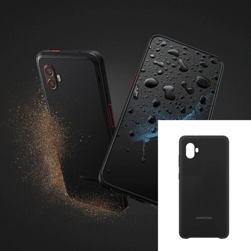 Samsung Galaxy Xcover 6 Pro 128GB, 6GB en RAM,  Negro, Nuevo Snapdragon + Funda Protectora.