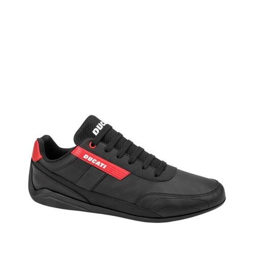 Tenis urbanos marca Ducati Sport Racer negros, para hombre, mod. 1092201