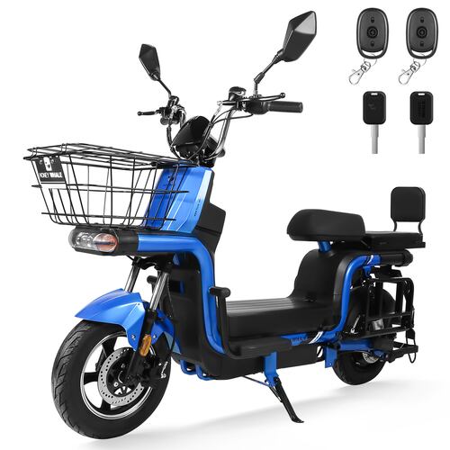 Motobici Eléctrica Honey Whale U7S Azul .
