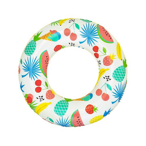 Salvavidas Inflable Infantil Diseño Tropical Mayoreo 2 Pzas
