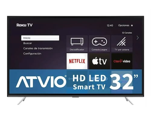 Pantalla Atvio ATV-32SMR Smart TV LED HD 32