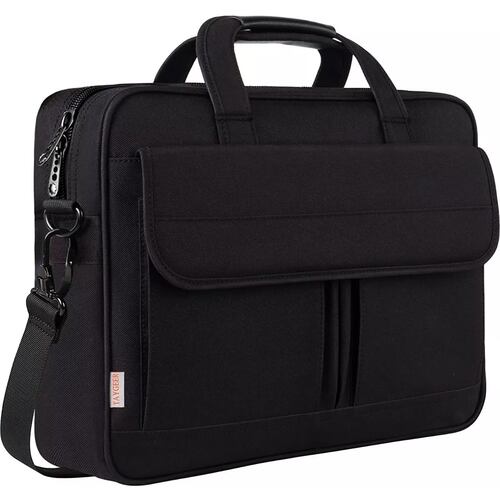 Maletín Portafolio Para Laptop De 15.6 In Hombre Impermeable Negro