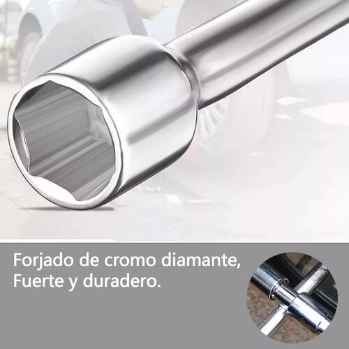Llave Cruz Cruceta Reforzada Para Auto 17/19/21/23mm,kit3pcs