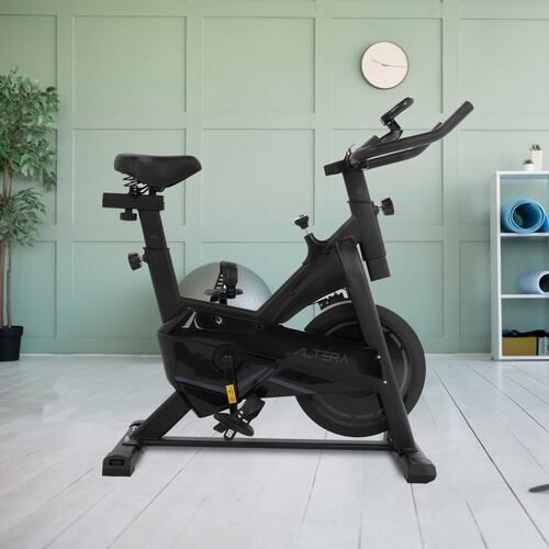 Altera Bicicleta estacionaria fija | Disco de inercia | Monitor multifuncional | Ajustable | Solida | Elegante.