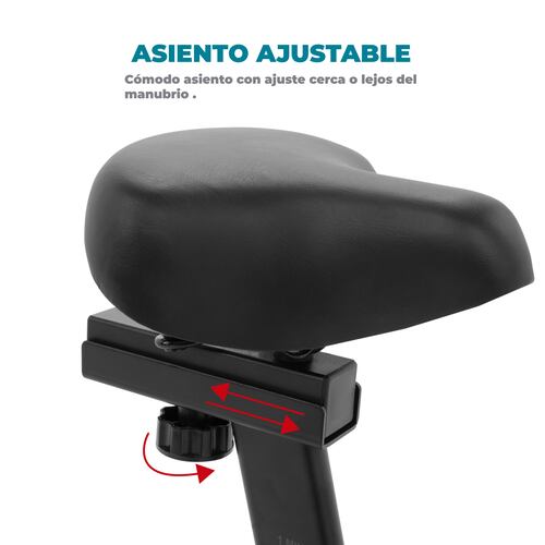 Altera Bicicleta estacionaria fija | Disco de inercia | Monitor multifuncional | Ajustable | Solida | Elegante.