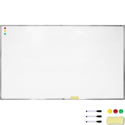 Pizarron Blanco Escolar 120x201cm Marcadores Borrador Imanes