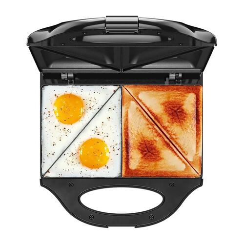 Sandwichera Eléctrica Chefman Negra RJ01-V2-SM-MX
