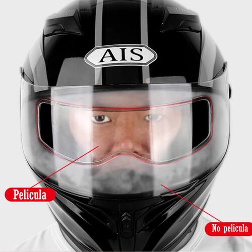 PINLOCK ANTIEMPAÑANTE NIEBLA CASCO MOTO UNIVERSAL MICA BICI AUTO CARRETERA DEPORTE ANTIAGUA PELI