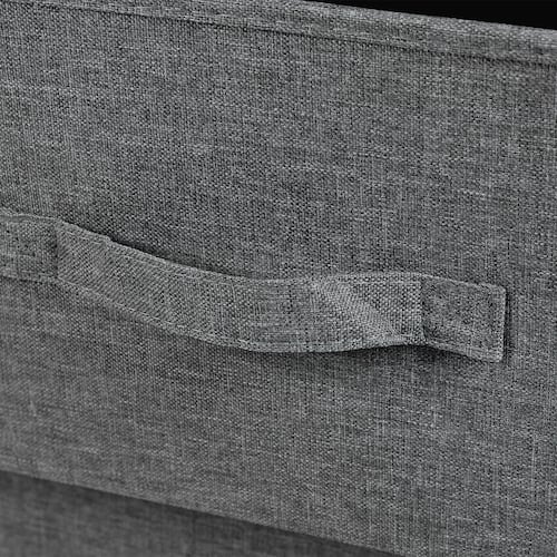 Mueble Cajonera Buro Organizador 5 Cajones Tela Moderno Gris