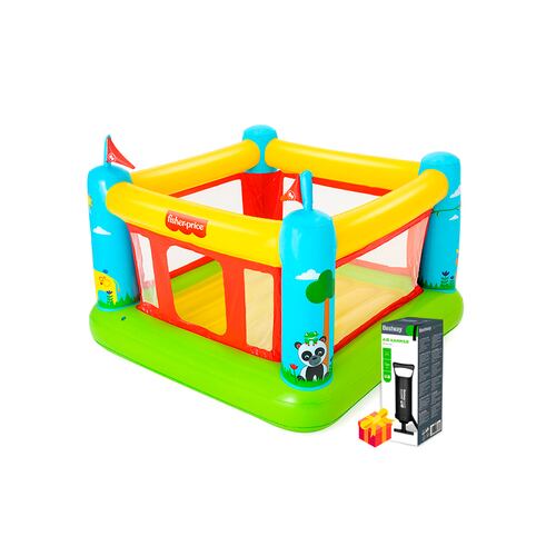 Castillo Inflable Brincolin Infantil Diseño Arcoiris Rainbow + Bomba