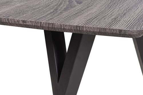 Comedor Sul 4 Sillas Rectangular Tubular Negro.