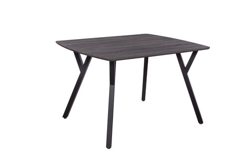 Comedor Sul 4 Sillas Rectangular Tubular Negro.