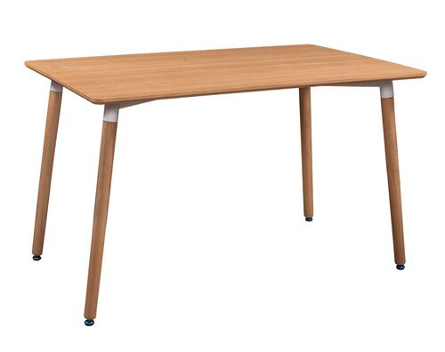 Comedor Malibu Rojo 4 Sillas Rectangular Tubular.
