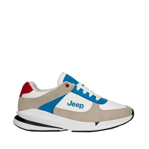 Tenis urbanos color blanco, choclos, marca Jeep, mod. 1106915