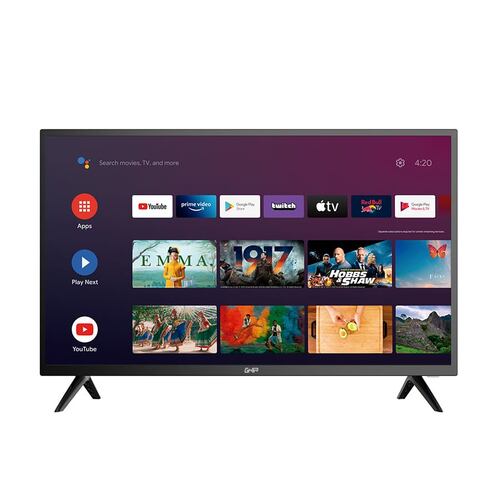 Televisión de 55'' Ghia G55ATV22, 4K Ultra HD, Smart Android TV, Negro.