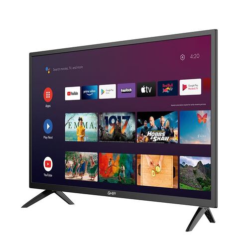 Televisión de 55'' Ghia G55ATV22, 4K Ultra HD, Smart Android TV, Negro.